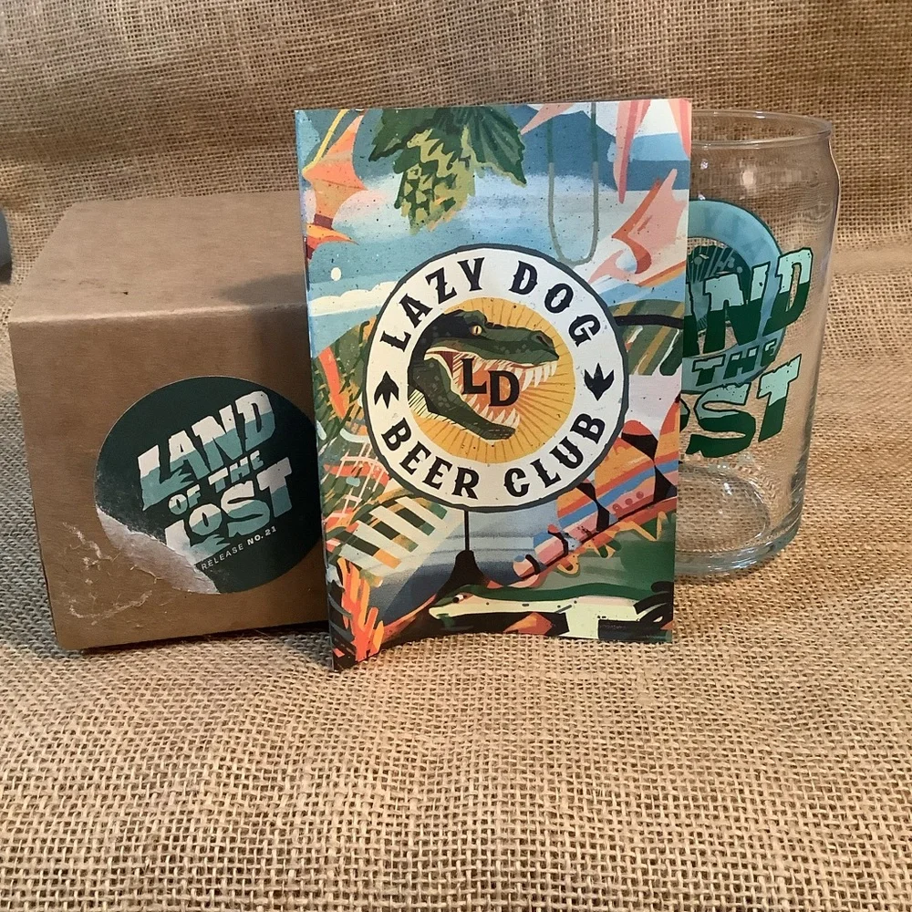 Lazy Dog Beer Club Set of 6 Glasses NEW